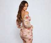 Total Sweetheart Floral Mini Dress Sai Feel
